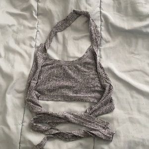 Hey crop halter top